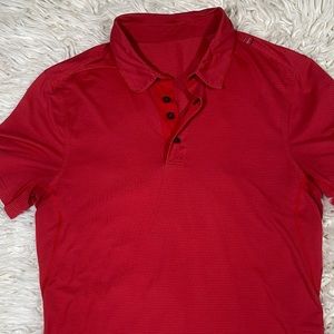 Lululemon Men's Short Sleeve Athletic Polo Shirt Size Small